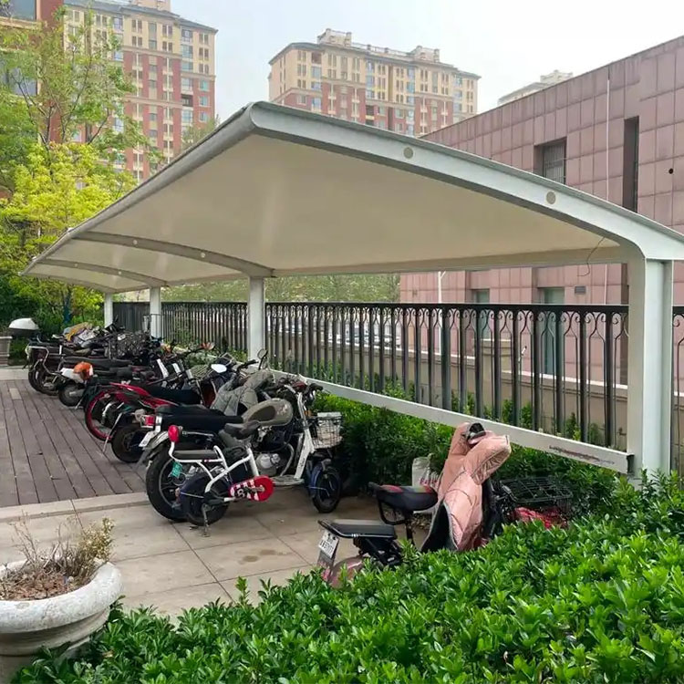 湘乡市膜结构电动车棚